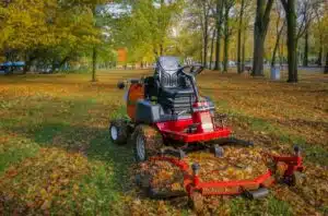 How Do You Pick Up Leaves With A Riding Mower