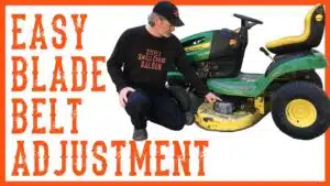 How To Adjust Belt Tension On Riding Lawn Mower