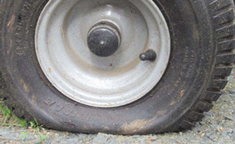 How To Fix A Flat Tire On A Riding Lawn Mower