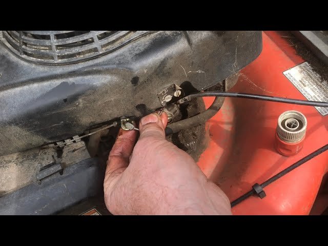 How To Fix A Lawn Mower Throttle Cable