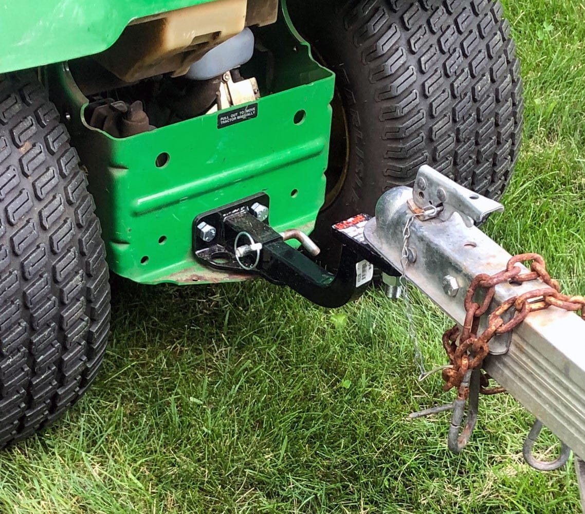 How To Put A Ball Hitch On A Lawn Mower