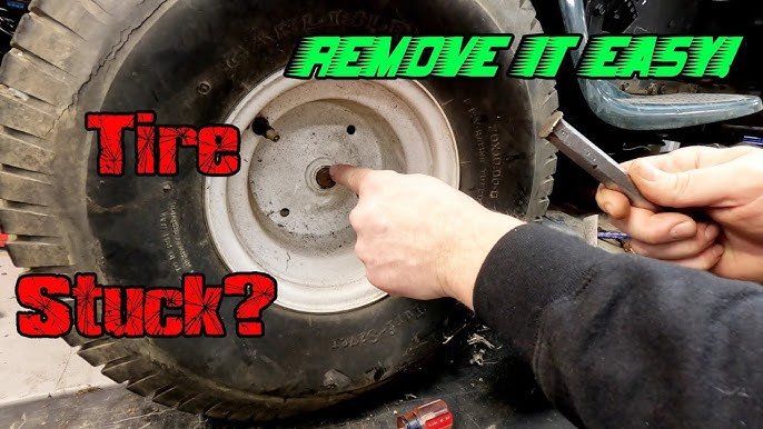 How To Remove A Stuck Lawn Mower Wheel