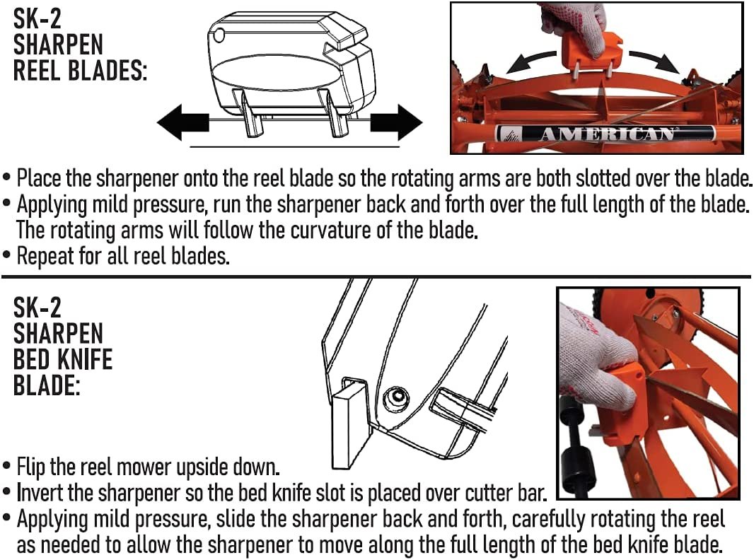 How To Sharpen Reel Lawn Mower Blades By Hand