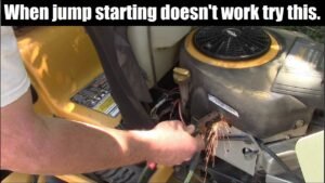 How To Start A Riding Lawn Mower With A Screwdriver