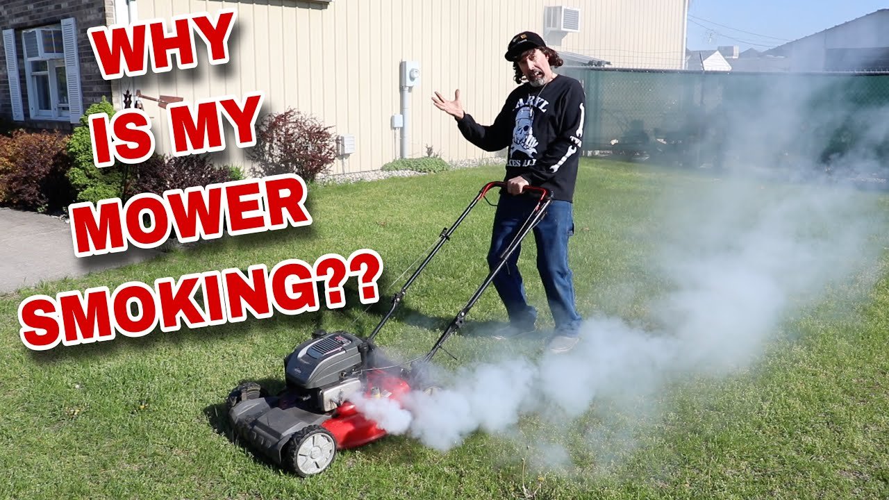 Lawn Mower Smoking And Leaking Oil From Exhaust