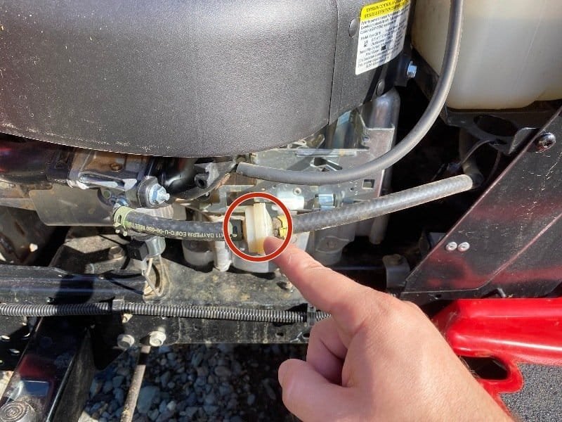 Where Is The Fuel Filter On A Lawn Mower