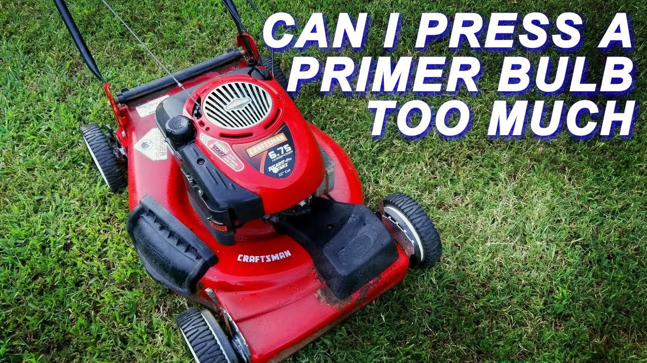 Where Is The Primer Button On A Craftsman Lawn Mower
